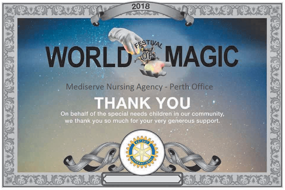 World of Magic Festival - Letter Of Appreciation December 2018